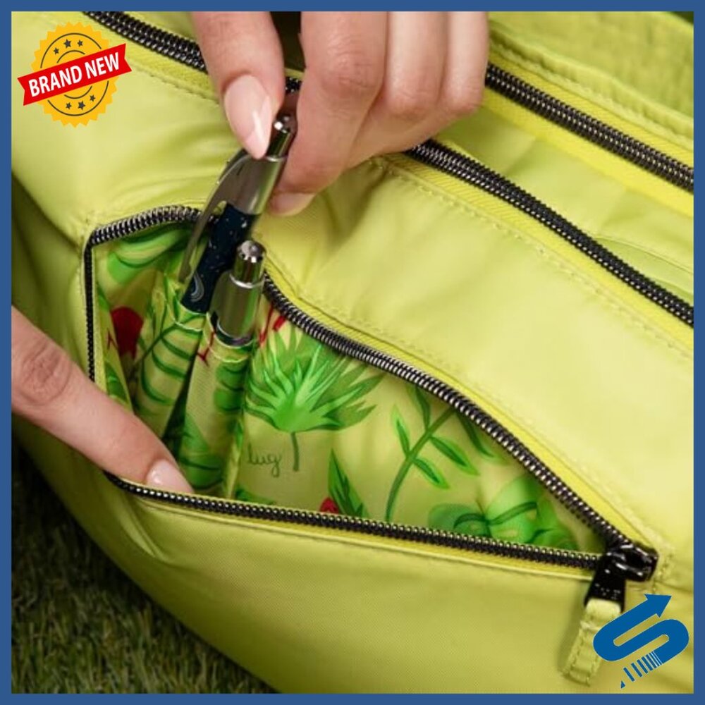 Rectangular Crossbody Bag With Multiple Zipper Po… - image 5